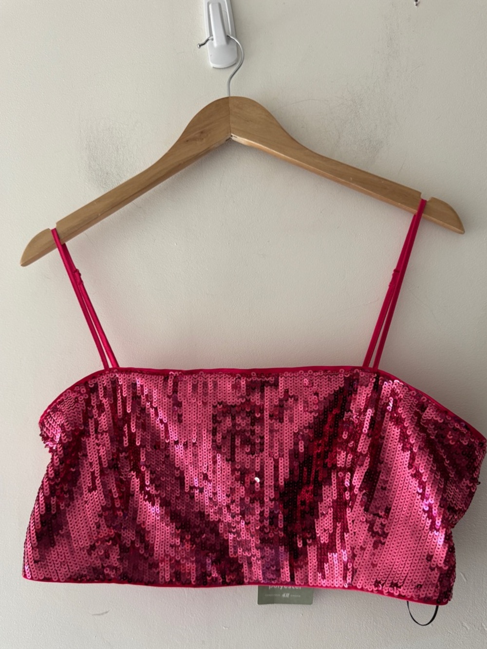 H&M Pink Sequin Bra Crop‎ Top - Picture 4 of 6